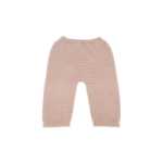 Warm knit trousers - rose