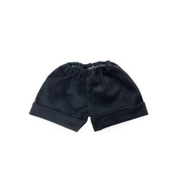 Corduroy shorts - navy blue