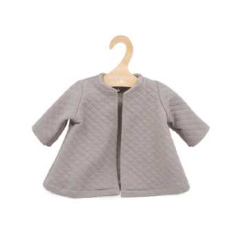 Quilted coat - warm grey