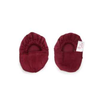 Soft shoes - burgundy