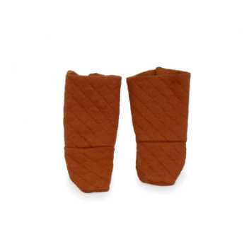 Quilt socks - rust