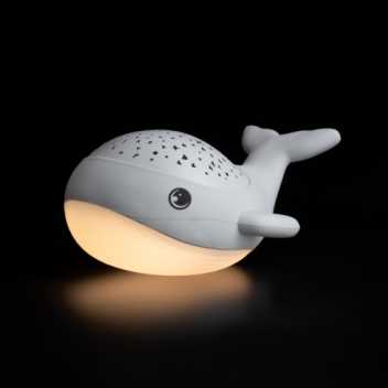 Willy whale - night light with projector