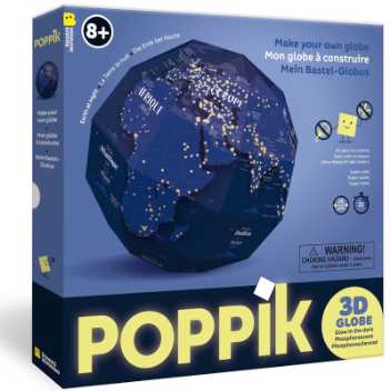 Build-your-own globe – glows at night