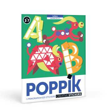 Sticker panorama - letters