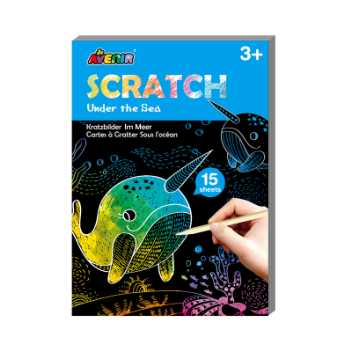 Mini scratch book – into the sea