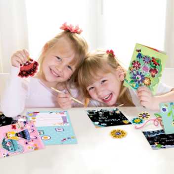 Make your own greeting cards - flowers