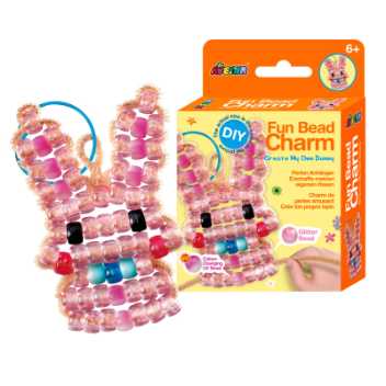 Create your own fun bead charm - rabbit