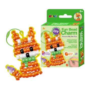 Create your own fun bead charm – fox