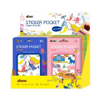 Display for fun with stickers
