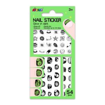 Nail stickers - space