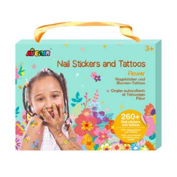 Nail stickers & tattoos – flowers