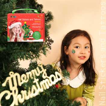 Nail stickers & tattoos – Christmas