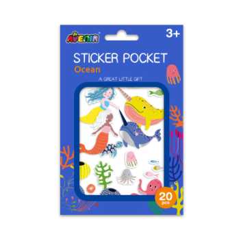 Fun with stickers - the ocean