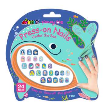 Press-on nails - under the sea