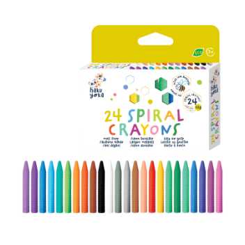 Spiral crayons - 24 pieces