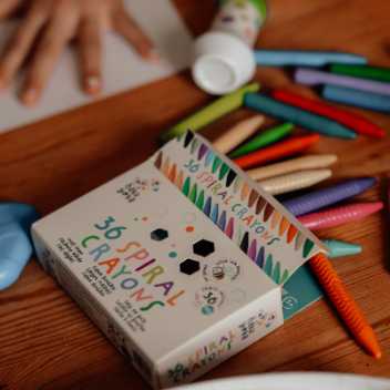Spiral crayons - 36 pieces
