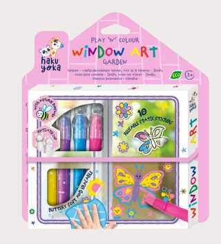Window art – a trip to the garden