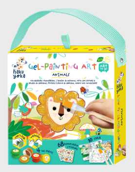 Spill-proof painting art – forest animals