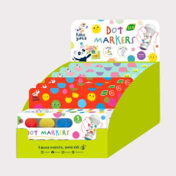 Display for dot markers