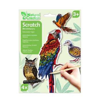 Scratch stickers - birds