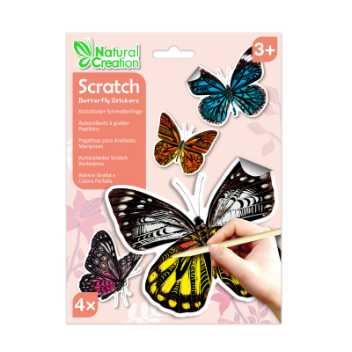 Scratch stickers - butterflies