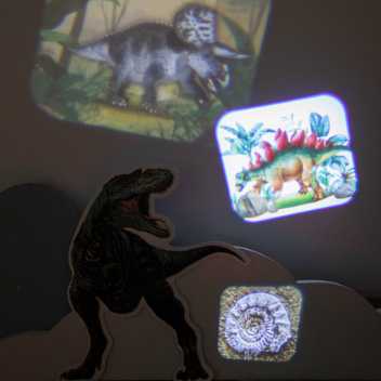 Projector light - dinosaurs