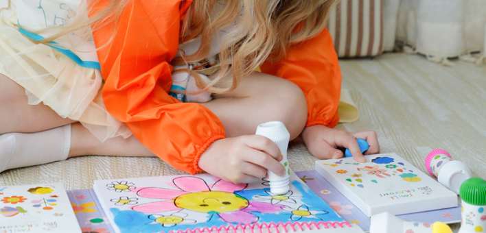 My first colouring kits & rolls
