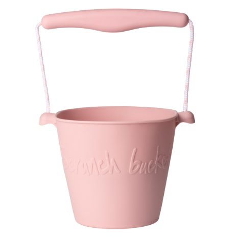 Scrunch-bucket - støvet rosa - 4