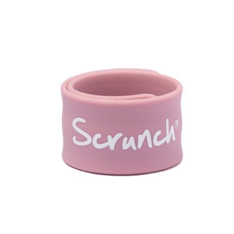 Scrunch-wristband - støvet rosa  - 1