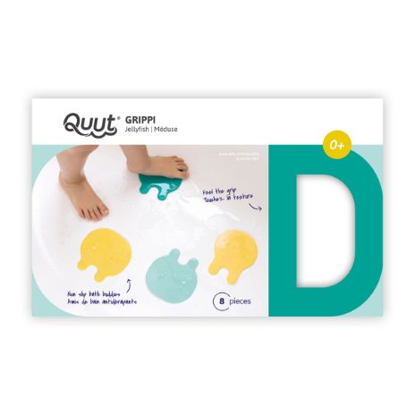 Do not slip in the bath - mint & soft yellow - 2