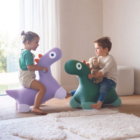 Bouncing toy - light purple dinosaur - 2