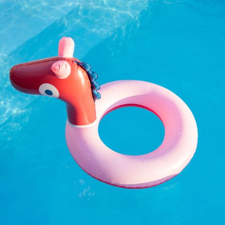 Swim ring with a head - horse - 1