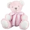 Pink bear with rattle - small - icon