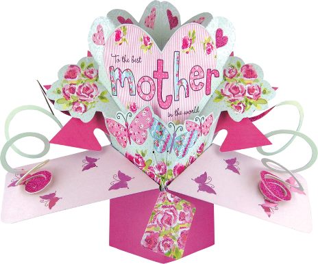 Pop-up kort - mors dag