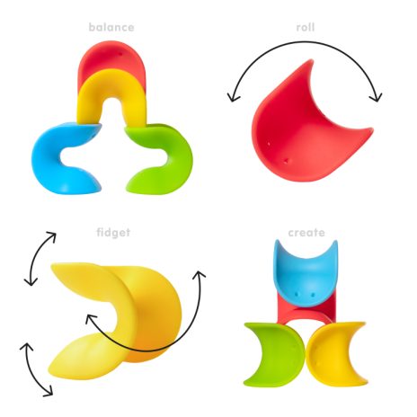 Ulu, four pieces - primary colours - 7