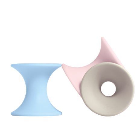 Tulu, three pieces - pastel colours