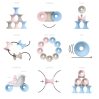 Tulu, three pieces - pastel colours  - icon_3
