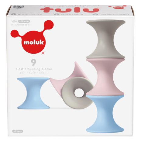 Tulu, nine pieces - pastel colours - 1