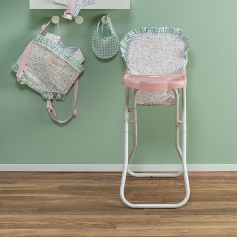 Doll high chair - includes bib - 1