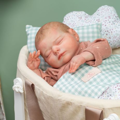 Soft doll carrycot - with duvet and pillow set - 4