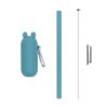 Bubble tea straws & bunny keepie - blue dusk  - icon