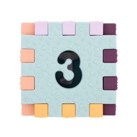 Cubie brick toy - pastel colours  - 6