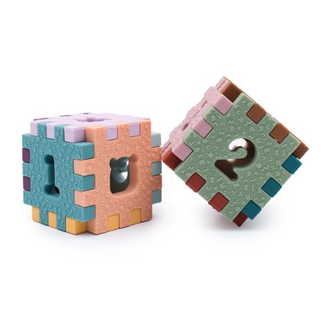 Cubie brick toy - pastel colours  - 9