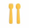 Feedie fork & spoon set - yellow - icon_2