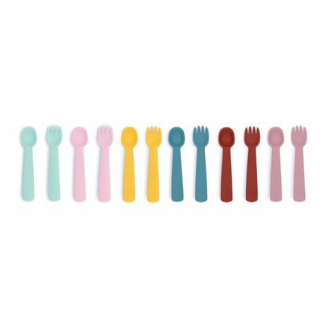 Feedie fork & spoon set - mint - 5