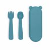 Feedie fork & spoon set - blue dusk - icon