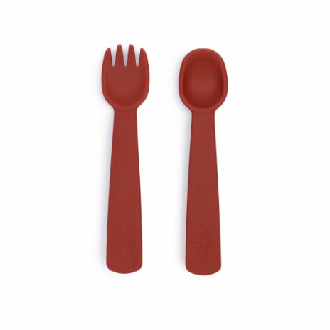 Feedie fork & spoon set - rust - 1