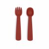 Feedie fork & spoon set - rust - icon_1