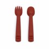 Feedie fork & spoon set - rust - icon_2