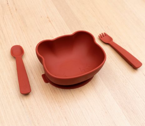 Feedie fork & spoon set - rust - 5